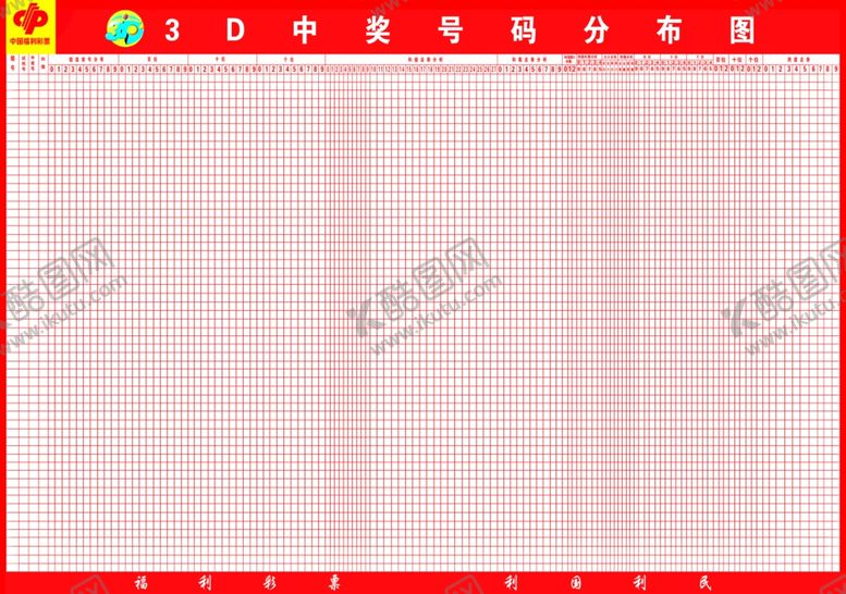 编号：20108810052132442112【酷图网】源文件下载-3D中奖号码分布图