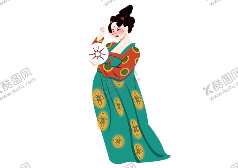 编号：25345412080237273510【酷图网】源文件下载-唐朝仕女图