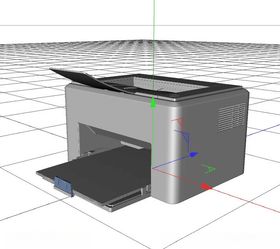 C4D模型条码打印机