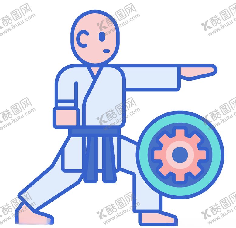 编号：37276109272015039639【酷图网】源文件下载-跆拳道小图标