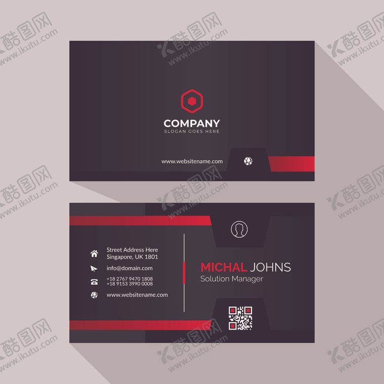 编号：41028909220903582760【酷图网】源文件下载-个性名片