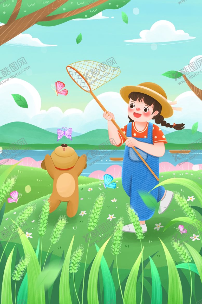 编号：83609101261136122129【酷图网】源文件下载-立夏插画