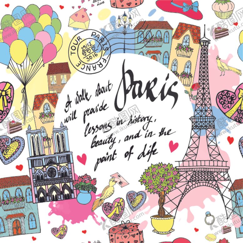 编号：98559811010208022672【酷图网】源文件下载-创意拼接卡通图案背景