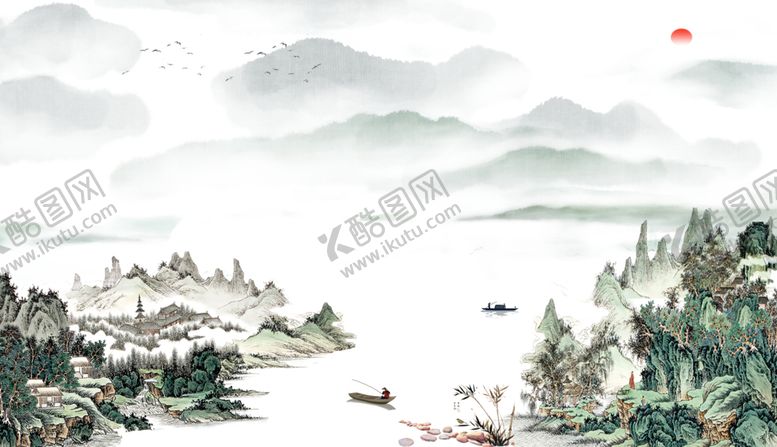 编号：32672105081054217808【酷图网】源文件下载-水墨画