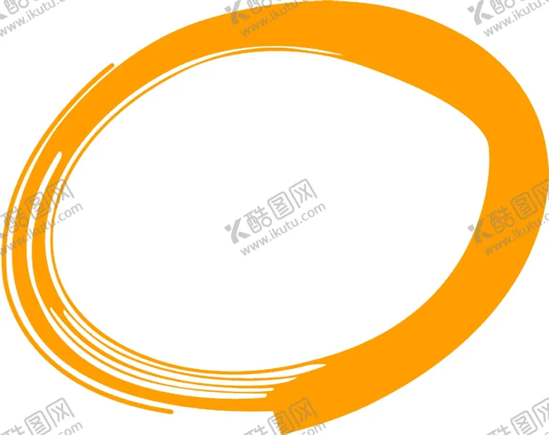 编号：18592504080954075318【酷图网】源文件下载-毛笔圆圈