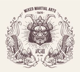日本武士插画