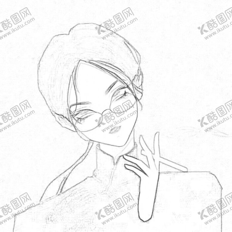 编号：81400710112022536809【酷图网】源文件下载-抽烟的美女