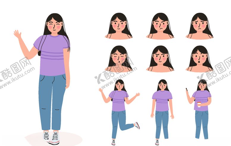 编号：50293509140857547577【酷图网】源文件下载-不同表情