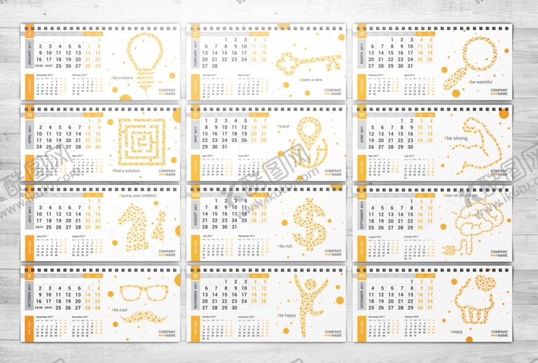 编号：40542110081133466816【酷图网】源文件下载-台历样机