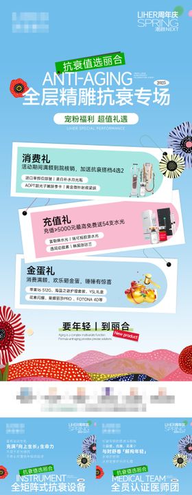 抗衰专场系列海报