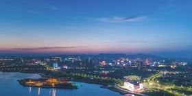 宣城市宛陵湖夜景
