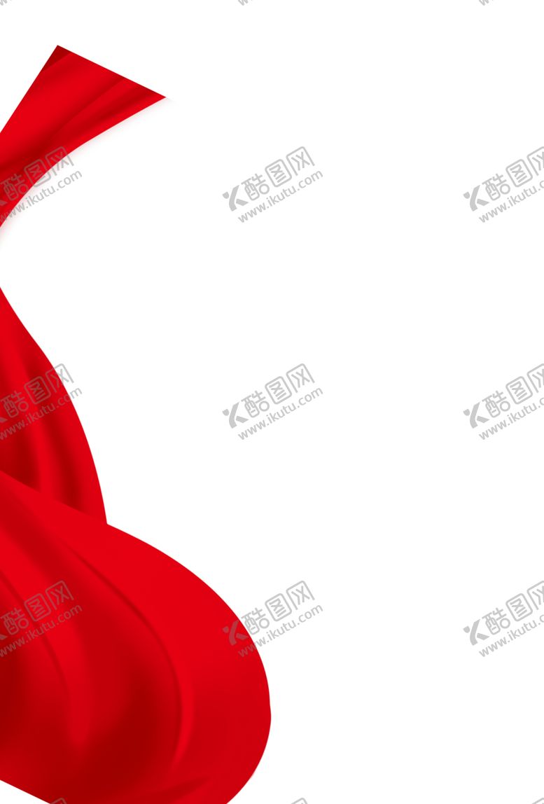 编号：24546405121549273752【酷图网】源文件下载-红色飘带