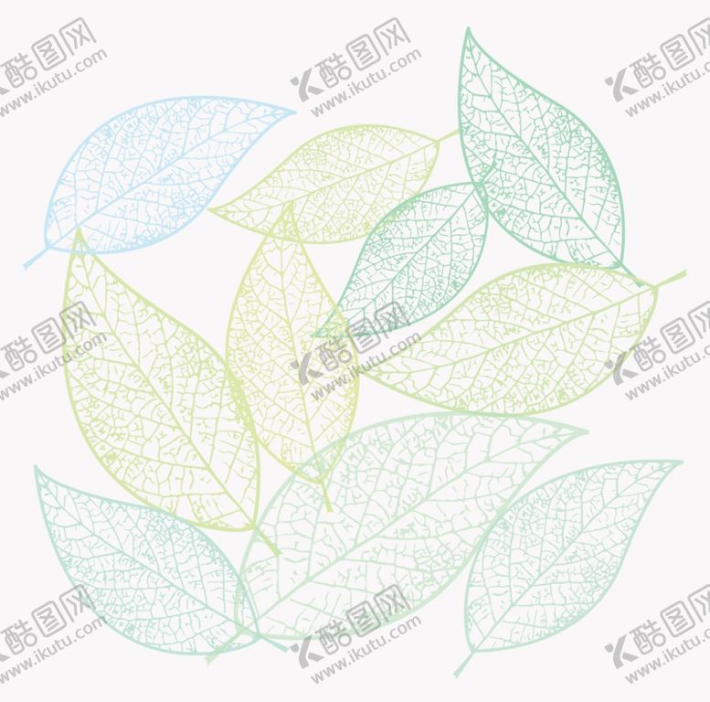 编号：64761709240957357457【酷图网】源文件下载-树叶底纹