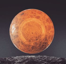 C4D模型球圆星球石头地标科