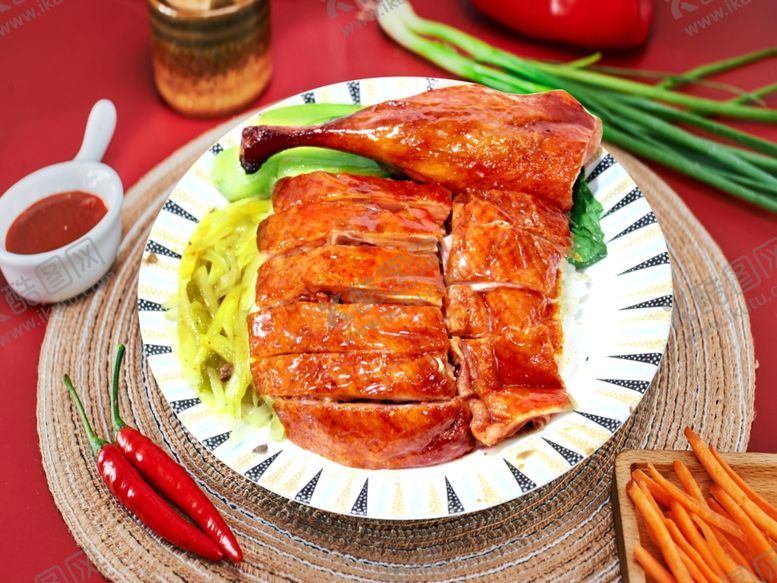 编号：36549511301550031756【酷图网】源文件下载-烧鹅加鹅腿饭 