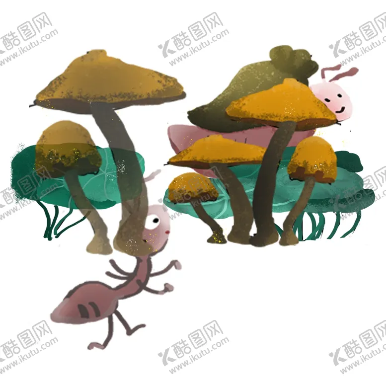 编号：57325109211436404269【酷图网】源文件下载-蚂蚁插画素材
