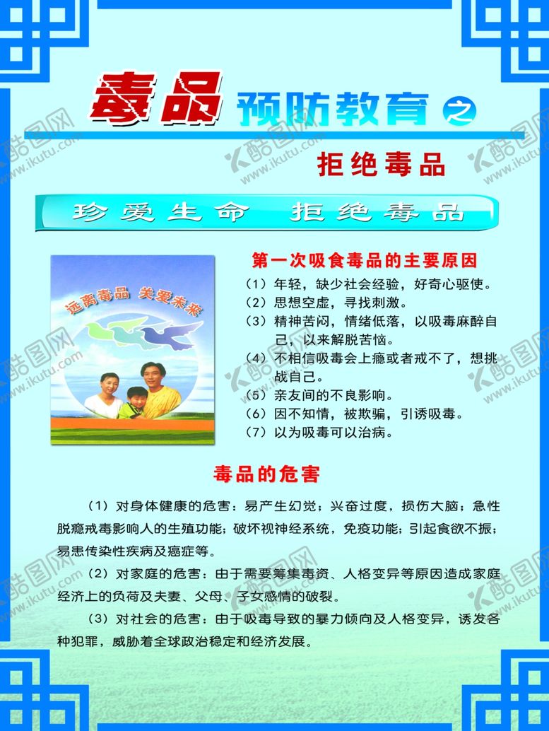编号：29285610242013049296【酷图网】源文件下载-禁毒展板