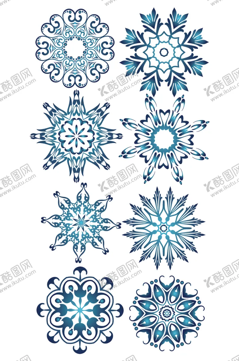 编号：60304001312008171249【酷图网】源文件下载-雪花图案