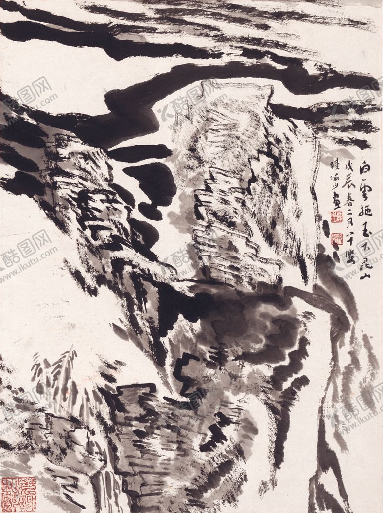 编号：58578109232126599649【酷图网】源文件下载-水墨传统国画山水