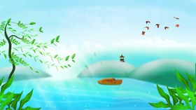 春季背景