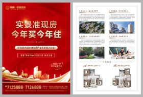 实景准现房宣传单页