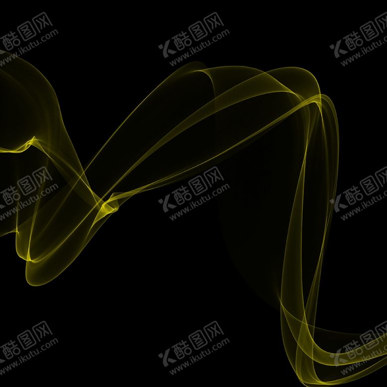 编号：68290407041611578636【酷图网】源文件下载-黄色飘带
