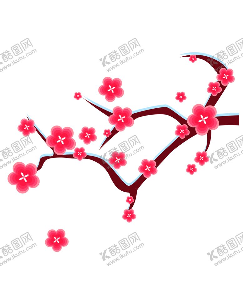 编号：20353609220847236240【酷图网】源文件下载-中国风水墨梅