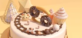 赛博舞台科技展台C4D场