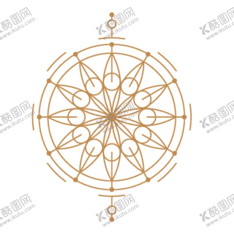 编号：31955110091813435605【酷图网】源文件下载-创意金色花纹图案设计