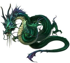 中国风金色龙元素
