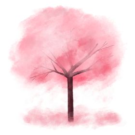 樱花装饰素材