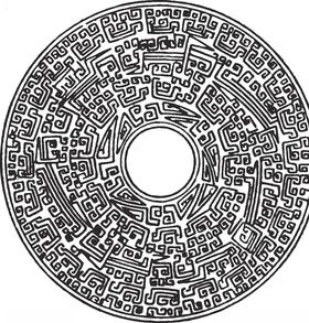 镂空花图案边设计铁艺中国风