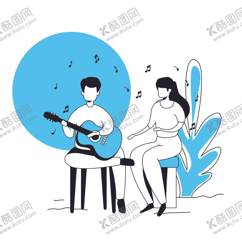 编号：65606610062245399136【酷图网】源文件下载-简笔绘画人物生活