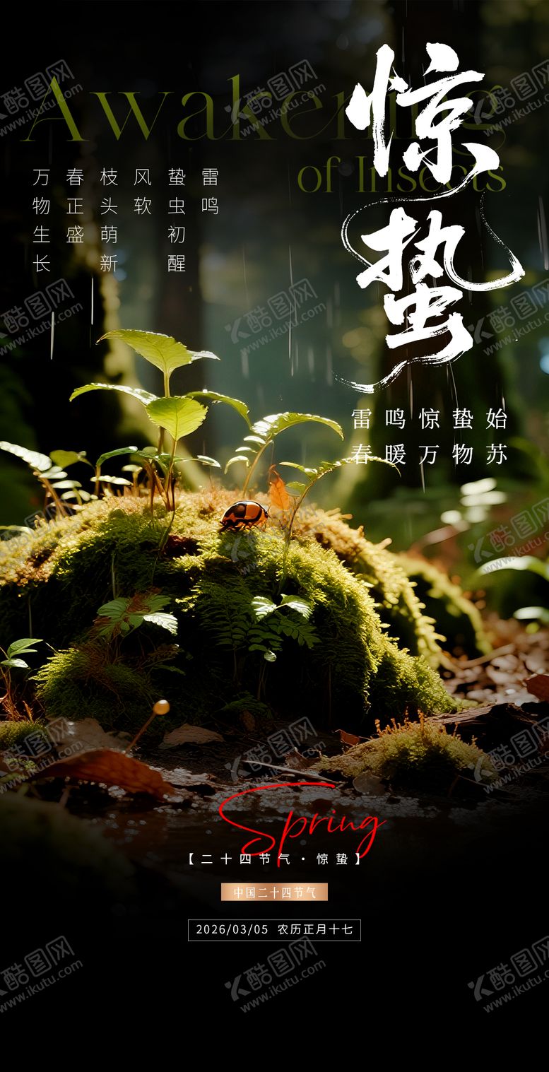 编号：50475803050202265716【酷图网】源文件下载-惊蛰海报