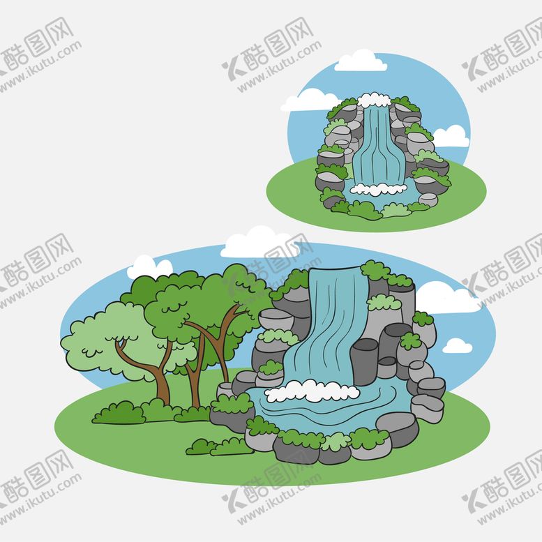 编号：08645310120737212794【酷图网】源文件下载-瀑布 