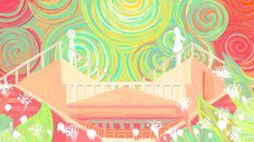 现代背景墙装饰画