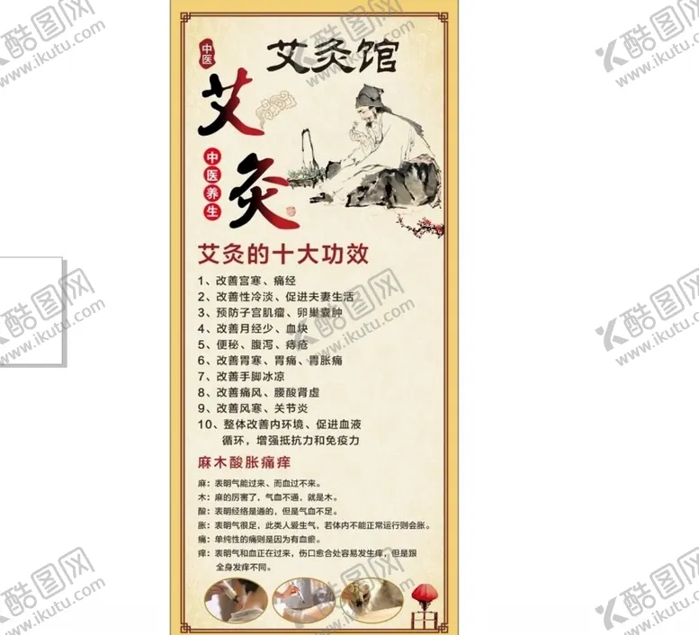 编号：71801806272053522749【酷图网】源文件下载-艾灸展架