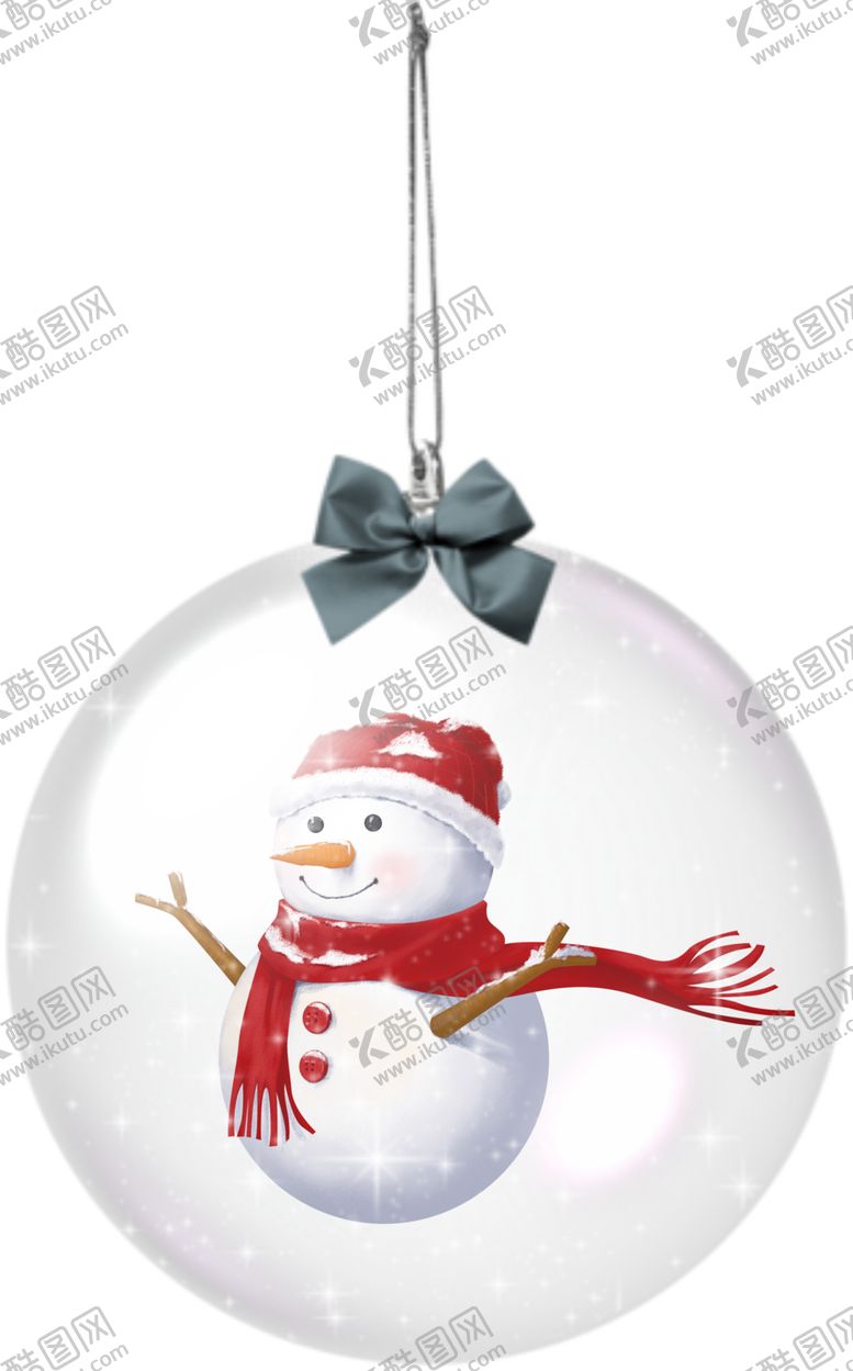 编号：68353109222109453954【酷图网】源文件下载-雪人水晶球