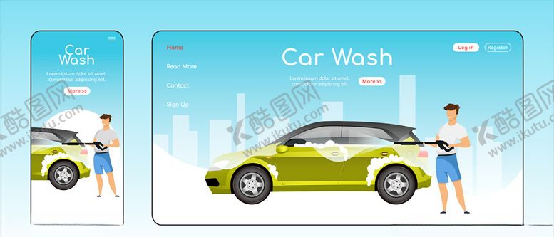 编号：24857007051318442951【酷图网】源文件下载-洗车
