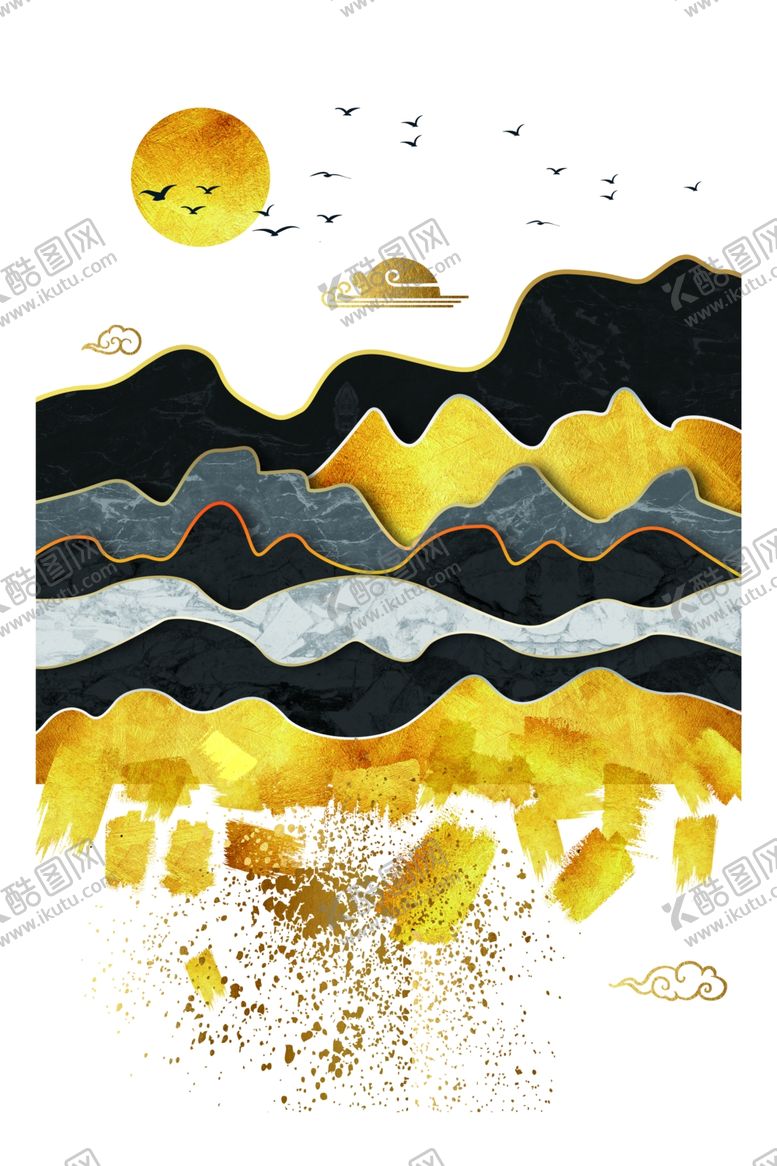 编号：77648707032123109193【酷图网】源文件下载-中式装饰画