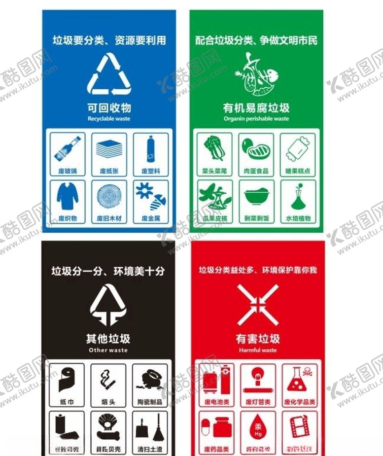 编号：40013107071655174000【酷图网】源文件下载-垃圾分类