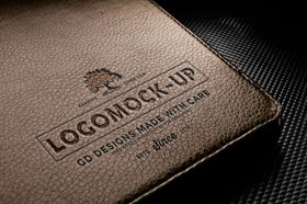 Logo设计笔记本商务样机