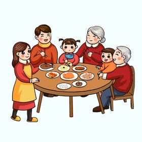 卡通家庭