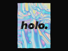 炫彩抽象塑料质感图案