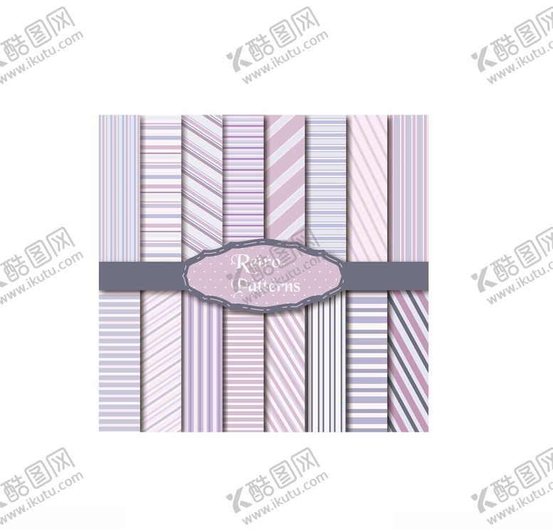 编号：86914711021752412242【酷图网】源文件下载-条纹装饰图案设计