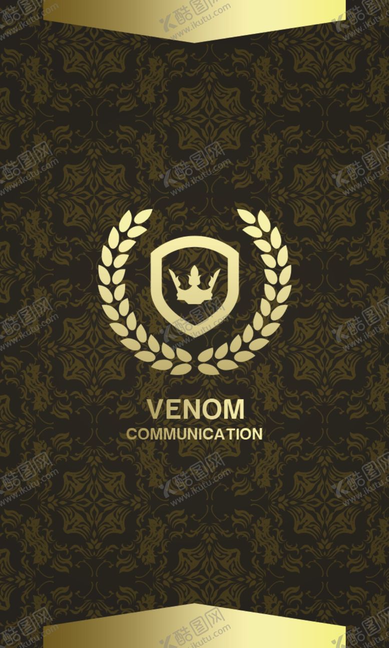 编号：75550909190458397810【酷图网】源文件下载-黑色商务名片模板