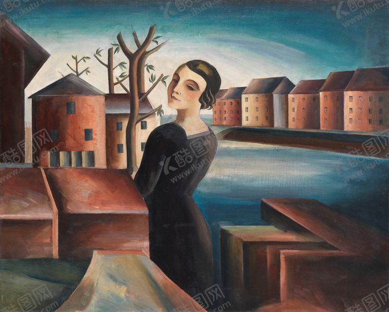 编号：61880010281307544554【酷图网】源文件下载-人物古典抽象油画