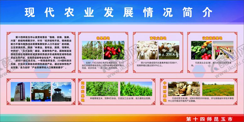 编号：53637502090606172707【酷图网】源文件下载-农业发展 展板