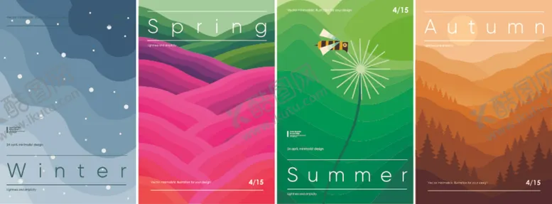 编号：68303912221818191297【酷图网】源文件下载-季节海报