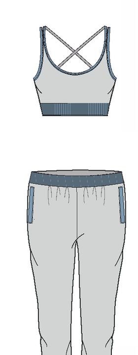 服装款式设计图夹克T恤